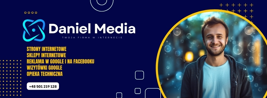 Zdjęcie na okładce dla Daniel Media - Strony internetowe Sklepy Wizytówki Google Pozycjonowanie Białystok